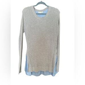Treasure & Bond Gray Layered Tunic Top